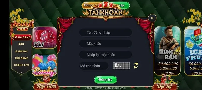 Điền tất cả thông tin một cách chính xác để đăng ký tài khoản