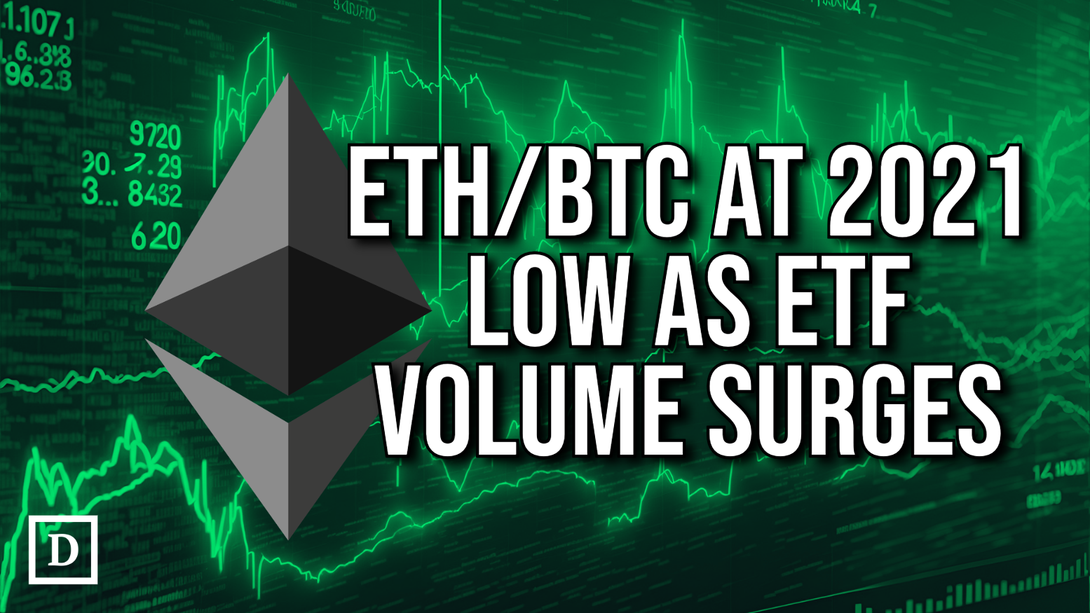 ethereum-etfs-volume-surges-as-eth/btc-plunges-to-lowest-since-2021-–-“the-defiant”