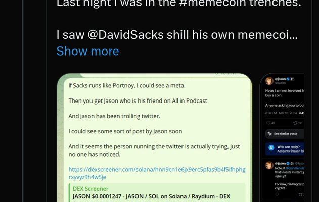 david-sacks,-crypto-advisor,-declares-nfts-and-memecoins-as-collectibles,-not-securities,-according-to-fortune-–-“the-defiant”