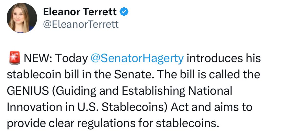 senator-hagerty-introduces-genius-act-to-regulate-stablecoins,-aligning-with-trump’s-crypto-agenda-–-“the-defiant”