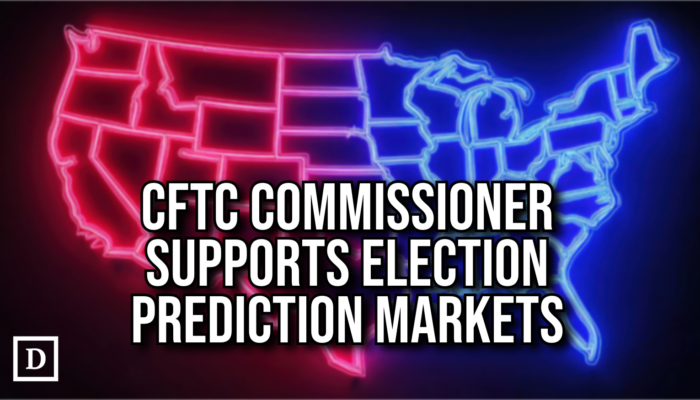 cftc-commissioner-says-election-prediction-markets-‘are-here-to-stay’-–-“the-defiant”