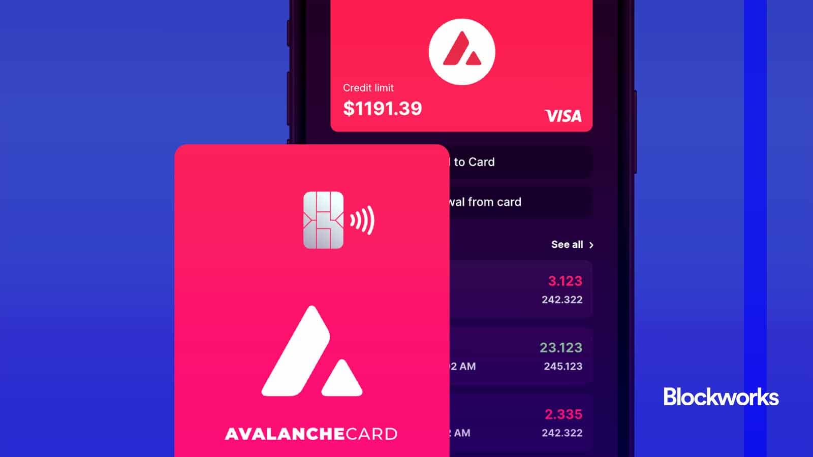 avalanche-foundation-launches-visa-credit-card-for-irl-payments