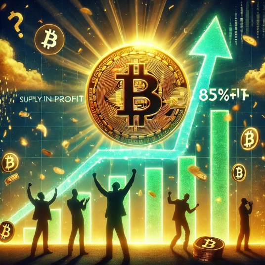 bitcoin-supply-in-profit-rises-above-85%—-is-euphoria-setting-in?