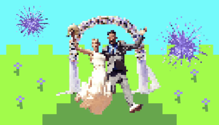 they-fell-in-love-playing-‘minecraft.’-then-the-game-became-their-wedding-venue