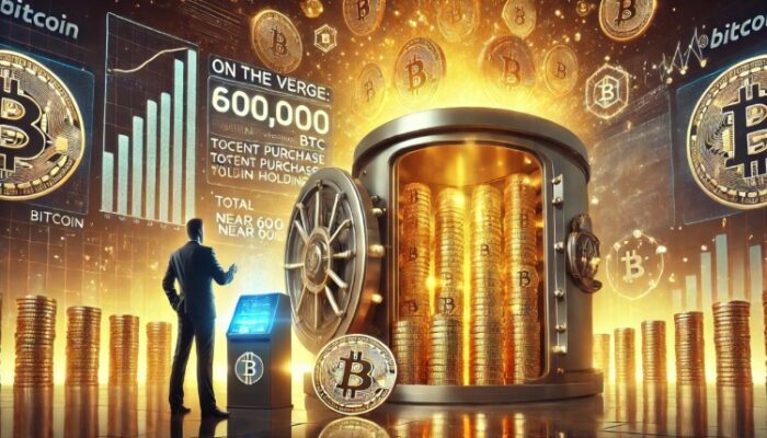 on-the-verge:-strategy’s-recent-purchase-positions-total-bitcoin-holdings-near-600,000