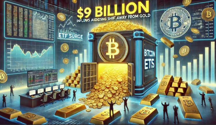 bitcoin-etfs-see-$9-billion-inflows-amid-escalating-shift-away-from-gold