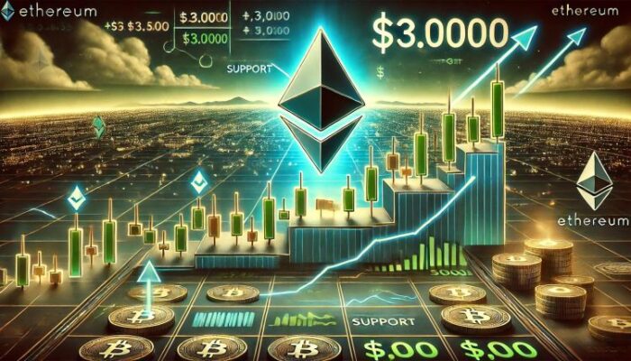 ethereum-holds-key-range-support-after-pullback-–-bulls-eye-$3,000-level