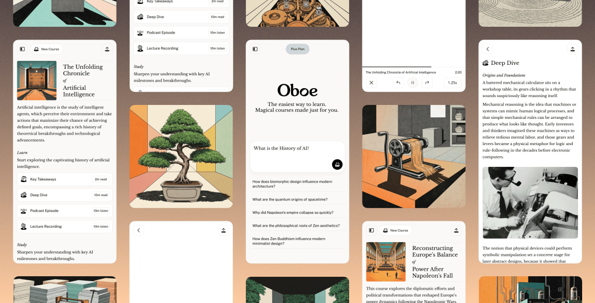 after-selling-to-spotify,-anchor’s-co-founders-are-back-with-oboe,-an-ai-powered-app-for-learning