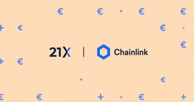 first-eu-regulated-on-chain-exchange-21x-taps-chainlink-for-tokenized-securities