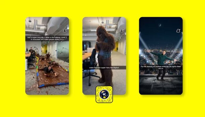 snapchat-makes-its-first-open-prompt-ai-lens-available-for-free-in-the-us
